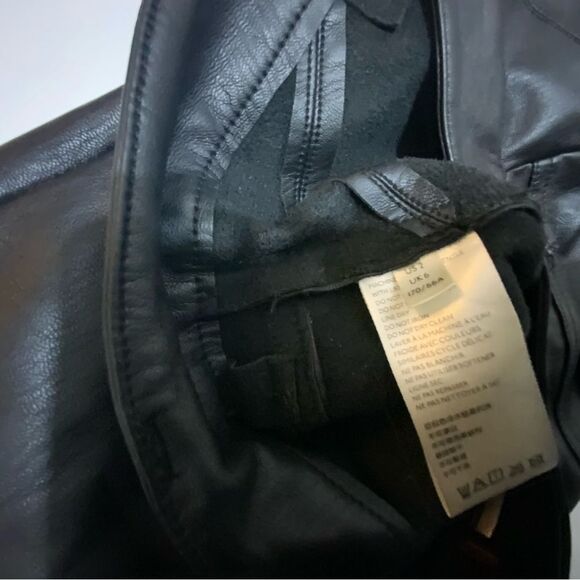 Free People l Long & Lean Faux-Leather Pants 2 - Picture 9 of 10